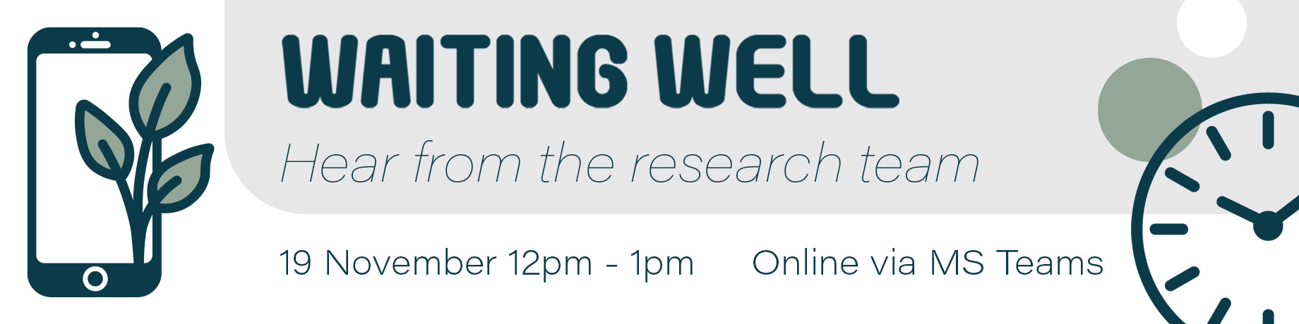 Waiting Well webinar 19 November